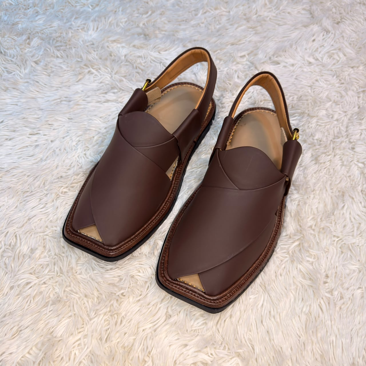 Smart Zalmi  Medicated Chappal (Drak Brown)