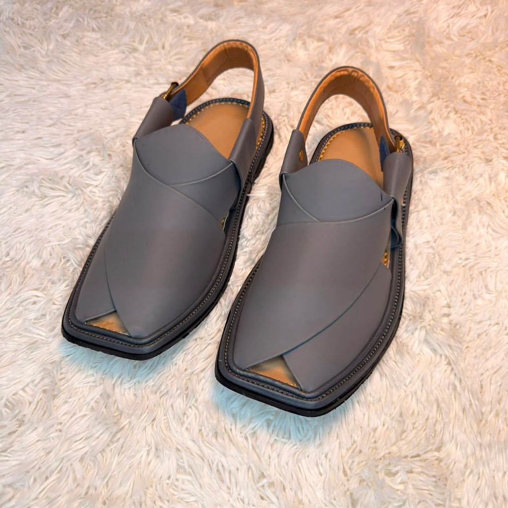 Smart Zalmi  Medicated Chappal (Gray)