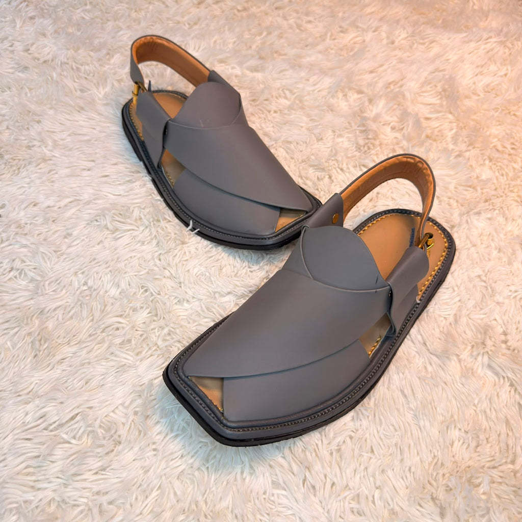Smart Zalmi  Medicated Chappal (Gray)