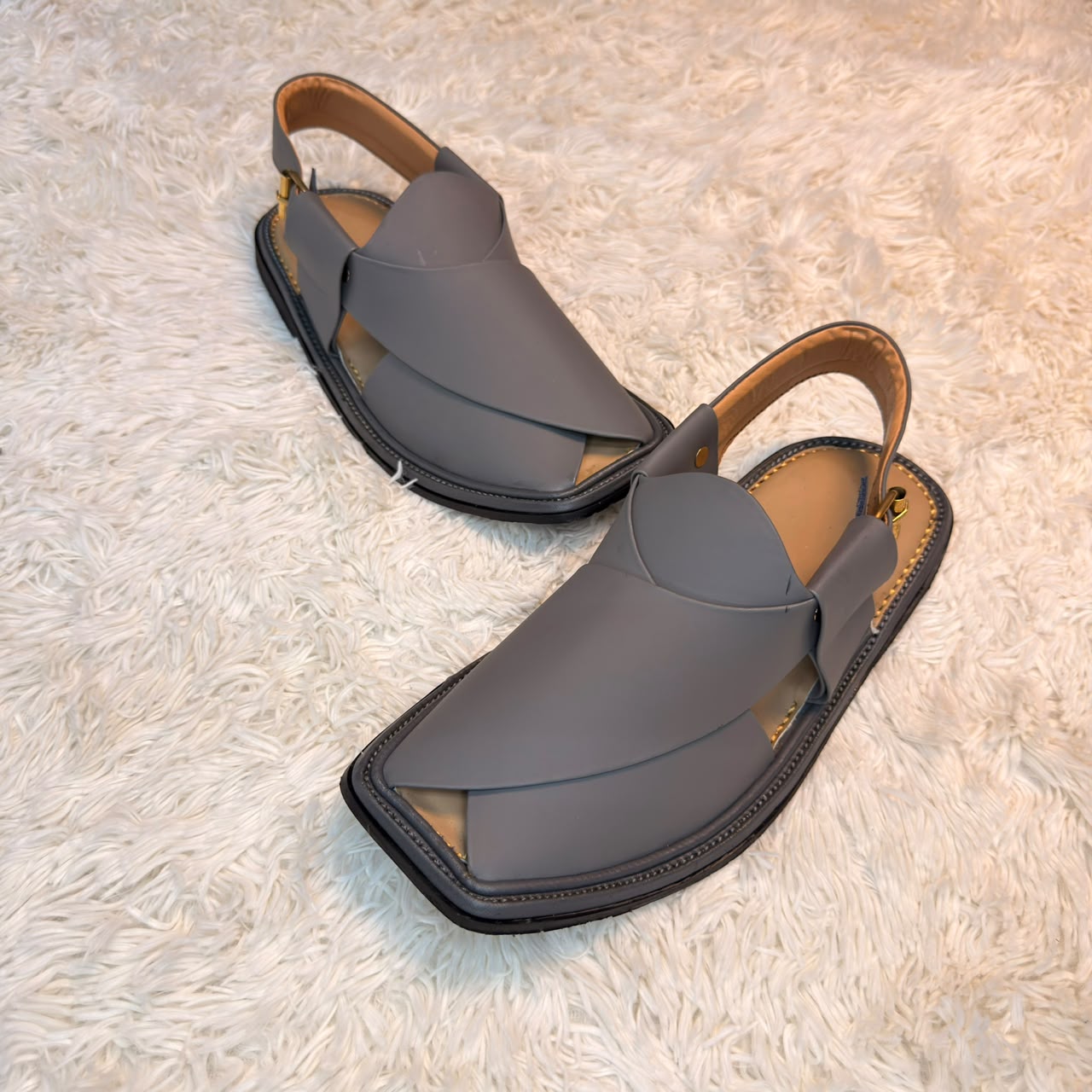 Smart Zalmi  Medicated Chappal (Gray)