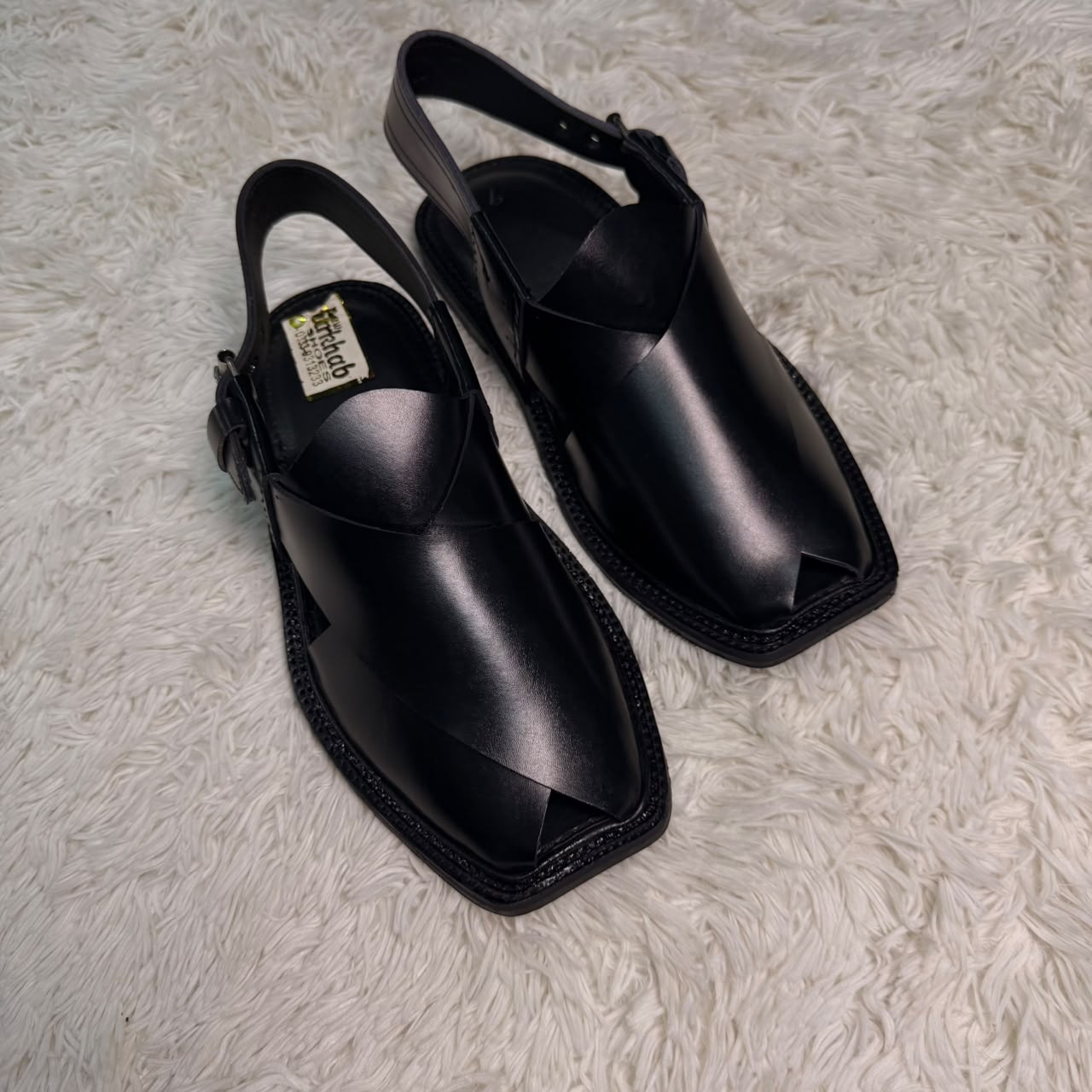Peshawari Gogo Chappal (BLACK )