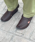 Round Shape Medicated Chappal (DARK BROWN )