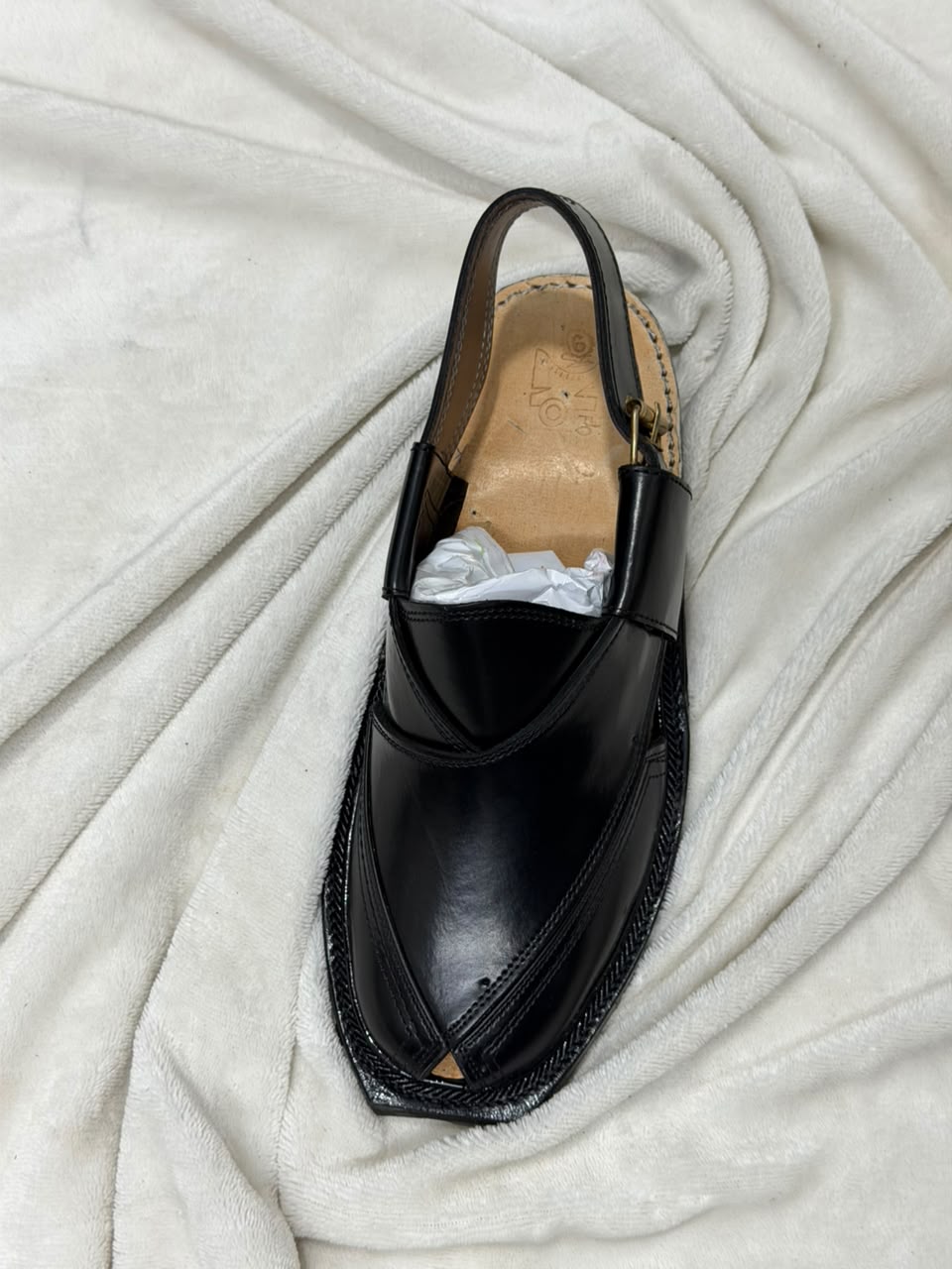 Norozi Medicated Chappal (Black)